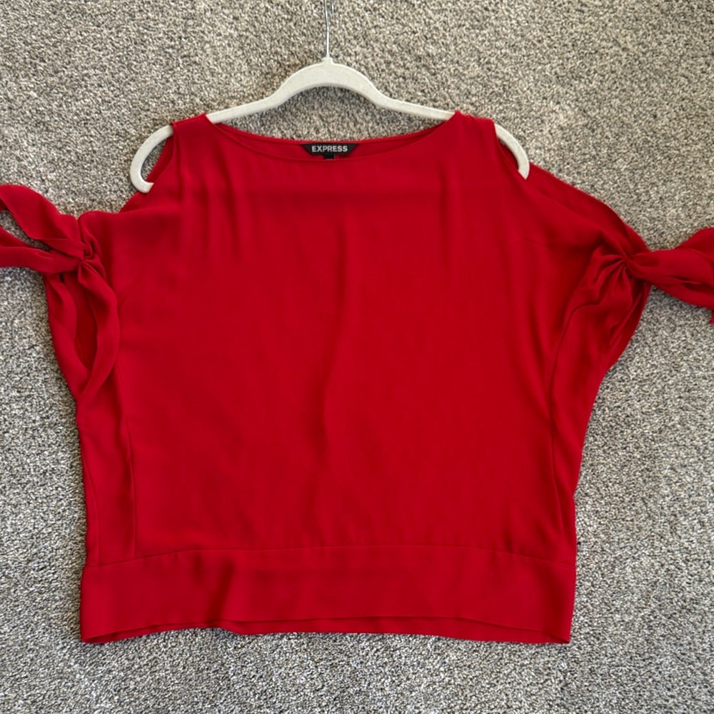 Express Bold Red Women's Blouse